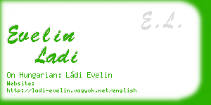 evelin ladi business card