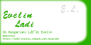 evelin ladi business card